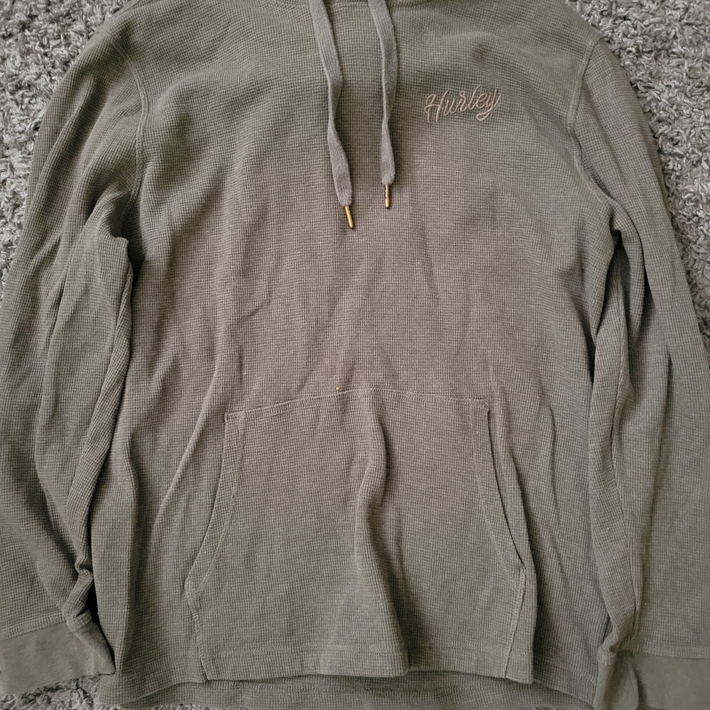 Hurley Men's Olive Hoodie